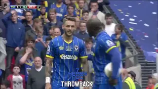 AKINFENWA Wembley Goal 2016| AFC Wimbledon Vs Plymouth Argyle (2 -0) Playoff Final *Throwback*