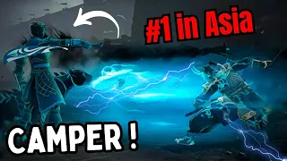 My experience Batting one of the Top Asian Camper in leaderboard 😾|| Shadow Fight 4 Arena