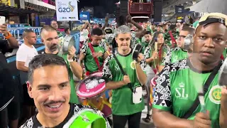 Bateria da Imperatriz no setor 11 para o carnaval 2024