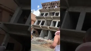San Cristóbal: se derrumba edificio de 4 niveles en proceso de construcción