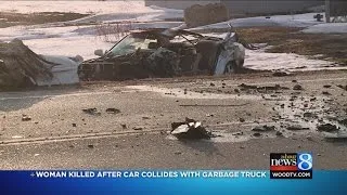 Woman killed in crash near Hudsonville involving garbage truck