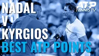 Rafael Nadal vs Nick Kyrgios: Best ATP Shots & Rallies (So Far)