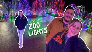 CHRISTMAS LIGHTS & ZOO ANIMALS! my favorite thing to do every year! | vlogmas day 23