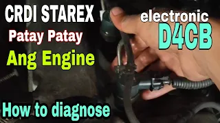 Hyundai STAREX CRDI Patay Patay Ang Makina Anong Sira how to Diagnose