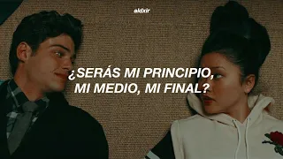 canción de lara jean y peter kavinsky || Leah Nobel - Beginning Middle End (Letra en Español)