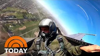 Inside The F-16 Flyover At The Super Bowl