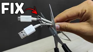 Never throw away the original charging cable. Fix them easily