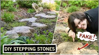 How to make faux stepping stones that ACTUALLY look real!