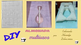 DIY Como hacer una ALMOHADA MULTIUSOS | Embarazadas, Fibromialgia  y dolores crónicos