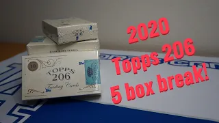 2020 Topps 206 Series 1 - 5 box break!