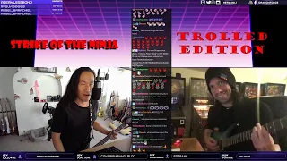 DragonForce Live Trolled Play Through Strike of the Ninja with Herman Li & Sam Totman