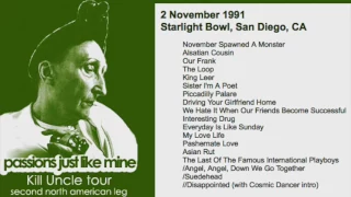 Morrissey - November 2, 1991 - San Diego, CA, USA (Full Concert) LIVE