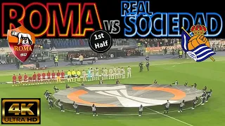 [4K] ROMA 2-0 REAL SOCIEDAD｜UEFA EUROPA LEAGUE 2022-23 ROUND OF 16 1st.LEG [1st.HALF]｜09/03/2023