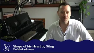 Sting- Shape of My Heart Piano Tutorial F# minor