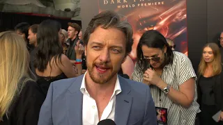 X men Dark Phoenix Los Angeles Premiere - Itw James Mcavoy (official video)