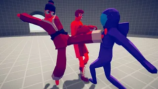 FIGHTERS 2 VS 1 UNITS. Boxer & Taekwondo Duo ► TABS UNIT CREATOR - Totally Accurate Battle Simulator