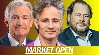 PALANTIR GETS A NEW CONTRACT, GDP AND JOBS NUMBERS, SALESFORCE DOWN 20%, PATH DOWN 30% | MARKET OPEN