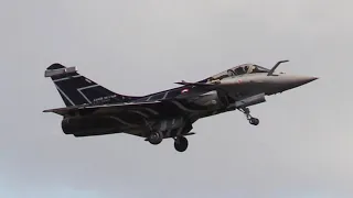 FAF Rafale 'Bubu' solo display practice RAF Cosford Airshow 2022