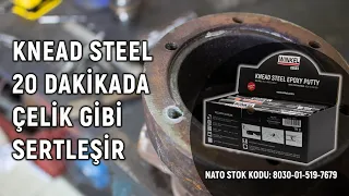 Knead Steel Metal Epoksi Macun ile Kılavuz Çekme