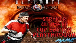 Ultimate Mortal Kombat 3: Stryker Ultimate Cup Edition Playthrough (MAME) (1080p 60fps)