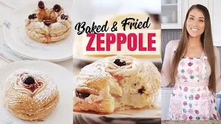 ZEPPOLE | Baked & Fried with Pastry Cream