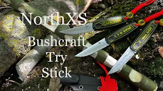 NorthXS мелкий, крепкий, отважный!  Bushcraft Try Stick.