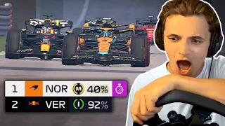 CAN WE WIN OUR FIRST RACE ON THIS GAME? 5000 IQ STRATEGY RISK?! - F1 Manager 23 CAREER Part 15