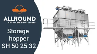 Storage hopper SH 50-25-32 | Allround Vegetable Processing