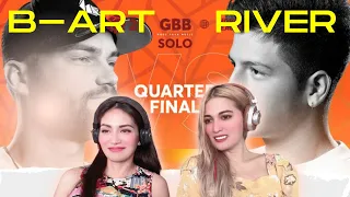 Our reaction to B-art VS River | quarter final | Grand Beatbox 2021 🔥