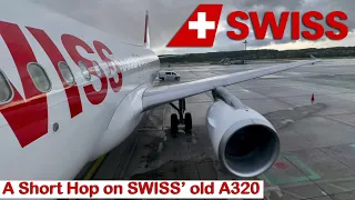 Flying SWISS' OLD A320 Economy on a Short Hop from Zurich to Munich