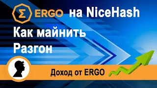 Майнинг Ergo на NiceHash. Разгон для Ergo. Для каких карт подходит Ergo.