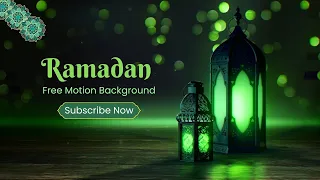 Ramadan {Islamic Free Ornamental Lantern Motion Background} #ramadan #free #video