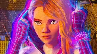 Spider Gwen - Powers & Fight Scenes (Spider Man Across the Spider Verse)