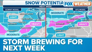 Storm Brewing Next Week Could Bring Heavy Snow To Upper Midwest, Flooding To South