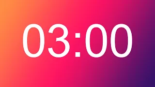 3 Minute Timer With Alarm - Alarmlı 3 Dakika Zamanlayıcı