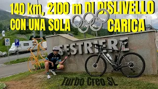 140km, 2100m D+, 6 ore con una ricarica: ecco la Turbo Creo SL