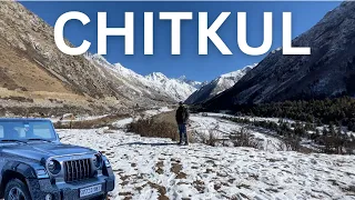 Road Trip to Chitkul Himachal Pradesh the last village of India in December in Mahindra Thar