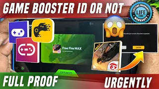 😥Game Booster Se ID Ban | Game Booster ID Ban Or Not | Game Booster Use karne se ID ban Hota Hai Kya