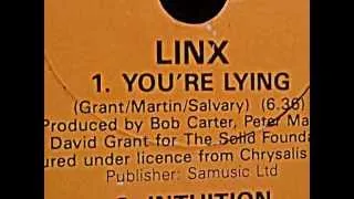 LINX. "You're lying". 1980. vinyl 12" extended mix.