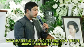 Coco Martin & Julia Montes Emotional Tribute to  Late Susan Roces (Grandma Flora)|| All the details