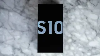 Samsung Galaxy S10 Unboxing (Prism White)