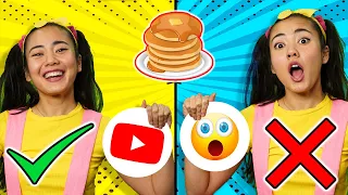 Easy DIY PANCAKE ART CHALLENGE! How to Make Breakfast Food with Ellie #easydiy