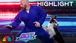 Adrian Stoica & Hurricane level up with AMAZING tricks! | Semi-Finals | AGT: Fantasy League 2024