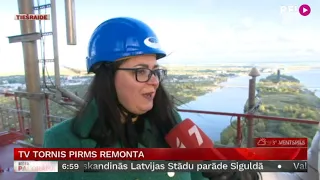 TV tornis pirms remonta. Intervija ar Vinetu Sprugaini