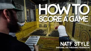 How To Score An Axe Throwing Match : NATF Style