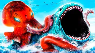 Bloop contra Kraken en GTA 5 pelea de monstruos marinos