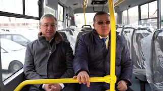 Глава КБР Казбек КОКОВ на время стал водителем автобуса