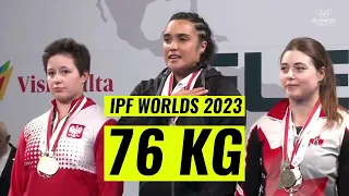 76 kg at IPF WORLDS 2023 / TONGOTEA vs SITKO vs BUETTNER