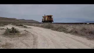 Utah West Desert - Abandoned Railroad Caboose