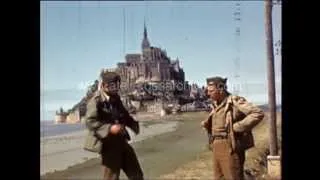 Robert Capa et Ernest Hemingway au Mt St Michel